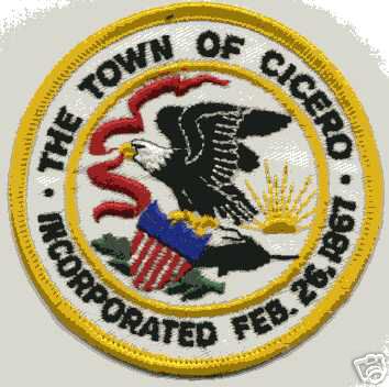 Cicero Police (Illinois)
Thanks to Jason Bragg for this scan.
Keywords: the town of