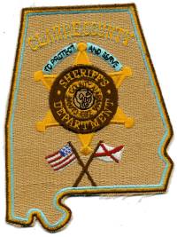 Clarke County Sheriff's Department (Alabama)
Thanks to BensPatchCollection.com for this scan.
Keywords: sheriffs