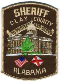 Clay County Sheriff (Alabama)
Thanks to BensPatchCollection.com for this scan.
