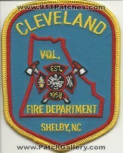 Cleveland Volunteer Fire Department (North Carolina)
Thanks to Mark Hetzel Sr. for this scan.
Keywords: vol. shelby nc