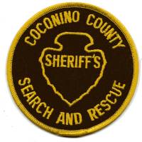 Coconino County Sheriff's Search and Rescue (Arizona)
Thanks to BensPatchCollection.com for this scan.
Keywords: sheriffs sar