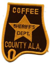 Coffee County Sheriff's Dept (Alabama)
Thanks to BensPatchCollection.com for this scan.
Keywords: sheriffs department