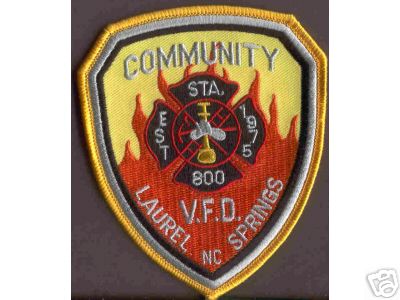Community VFD Sta 800
Thanks to Brent Kimberland for this scan.
Keywords: north carolina volunteer fire department station laurel springs