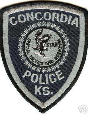 Concordia Police STAR Special Tactics and Response
Thanks to Conch Creations for this scan.
Keywords: kansas