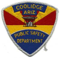 Coolidge Public Safety Department (Arizona)
Thanks to BensPatchCollection.com for this scan.
Keywords: police dps