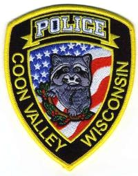 Coon Valley Police (Wisconsin)
Thanks to BensPatchCollection.com for this scan.
