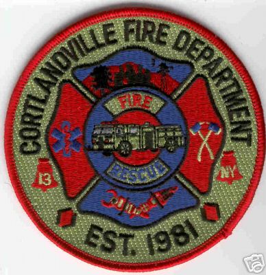Cortlandville Fire Department
Thanks to Brent Kimberland for this scan.
Keywords: new york rescue