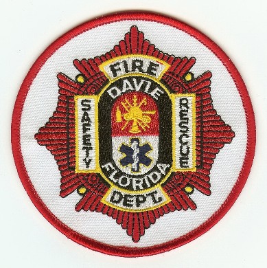 Davie Fire Dept
Thanks to PaulsFirePatches.com for this scan.
Keywords: florida department rescue