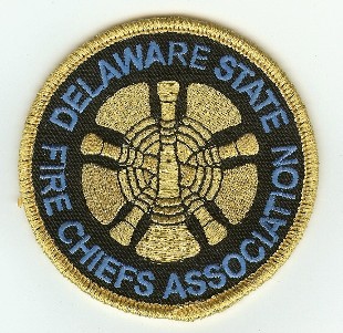 Delaware State Fire Chiefs Association
Thanks to PaulsFirePatches.com for this scan.

