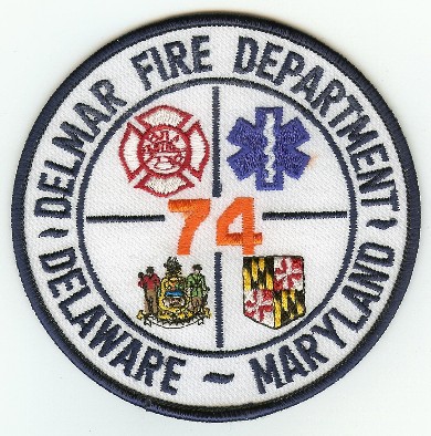 Delmar Fire Department
Thanks to PaulsFirePatches.com for this scan.
Keywords: delaware 74