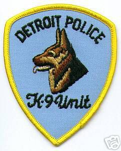 Detroit Police K-9 Unit (Michigan)
Thanks to apdsgt for this scan.
Keywords: k9