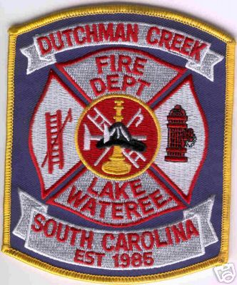 Dutchman Creek Fire Dept
Thanks to Brent Kimberland for this scan.
Keywords: south carolina department lake wateree