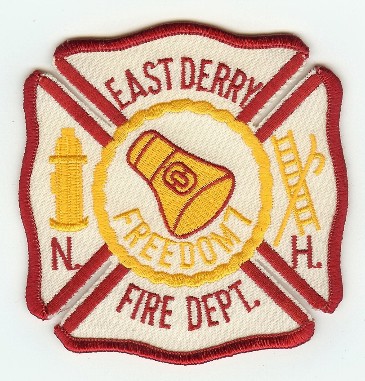 East Derry Fire Dept
Thanks to PaulsFirePatches.com for this scan.
Keywords: new hampshire department