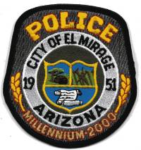 El Mirage Police Millennium 2000 (Arizona)
Thanks to BensPatchCollection.com for this scan.
Keywords: city of