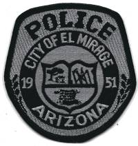 El Mirage Police (Arizona)
Thanks to BensPatchCollection.com for this scan.
Keywords: city of