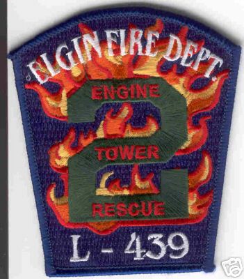 Elgin Fire Station 2
Thanks to Brent Kimberland for this scan.
Keywords: illinois engine tower rescue l-439 iaff local