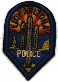Eloy Police (Arizona)
Thanks to BensPatchCollection.com for this scan.
