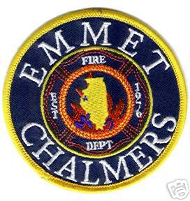 Emmet Chalmers Fire Dept
Thanks to Mark Stampfl for this scan.
Keywords: illinois department