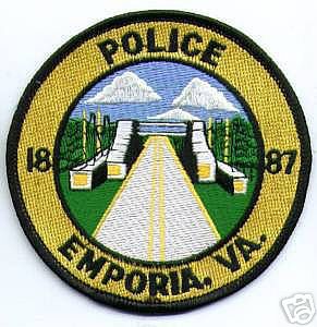 Emporia Police (Virginia)
Thanks to apdsgt for this scan.
