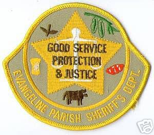 Evangeline Parish Sheriff's Dept (Louisiana)
Thanks to apdsgt for this scan.
Keywords: sheriffs department