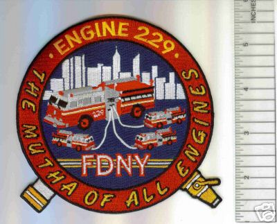 FDNY Fire Engine 229 (New York)
Thanks to Mark C Barilovich for this scan.
Keywords: department