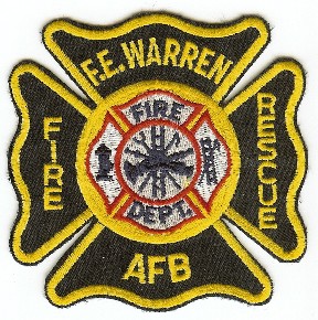 FE Warren AFB Fire Rescue
Thanks to PaulsFirePatches.com for this scan.
Keywords: wyoming air force base usaf dept department f.e.