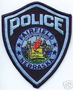 Fairfield Police (Nebraska)
Thanks to apdsgt for this scan.
