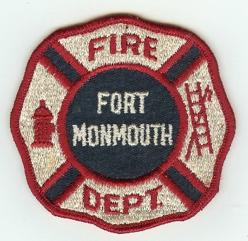 Fort Monmouth Fire Dept
Thanks to PaulsFirePatches.com for this scan.
Keywords: new jersey department us army