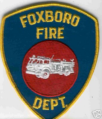 Foxboro Fire Dept
Thanks to Brent Kimberland for this scan.
Keywords: massachusetts department