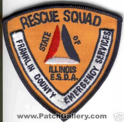 Franklin County Emergency Services Rescue Squad
Thanks to Brent Kimberland for this scan.
Keywords: illinois e.s.d.a. esda