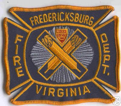 Fredericksburg Fire Dept
Thanks to Brent Kimberland for this scan.
Keywords: virginia department