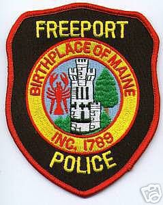 Freeport Police (Maine)
Thanks to apdsgt for this scan.
