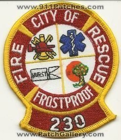 Frostproof Fire Rescue 230 (Florida)
Thanks to Mark Hetzel Sr. for this scan.
Keywords: city of