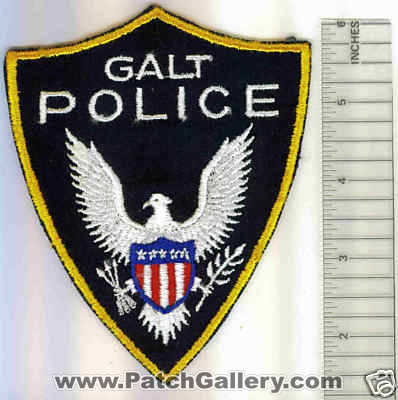 Galt Police (California)
Thanks to Mark C Barilovich for this scan.
