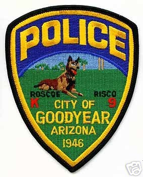 Goodyear Police K-9 (Arizona)
Thanks to apdsgt for this scan.
Keywords: k9 city of