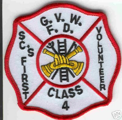 Graniteville Vaucluse Warrenville F.D.
Thanks to Brent Kimberland for this scan.
Keywords: south carolina fire department fd gvw g.v.w. volunteer