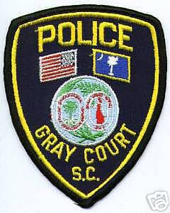 Gray Court Police (South Carolina)
Thanks to apdsgt for this scan.

