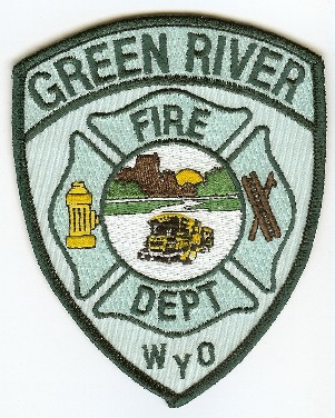 Green River Fire Dept
Thanks to PaulsFirePatches.com for this scan.
Keywords: wyoming department