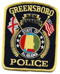 Greensboro Police (Alabama)
Thanks to BensPatchCollection.com for this scan.
