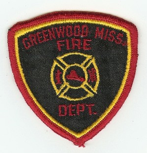 Greenwood Fire Dept
Thanks to PaulsFirePatches.com for this scan.
Keywords: mississippi department