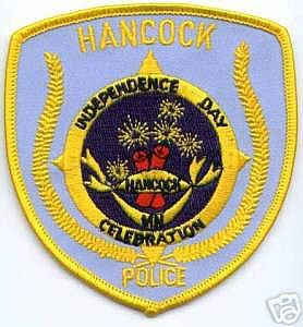 Hancock Police (Minnesota)
Thanks to apdsgt for this scan.
