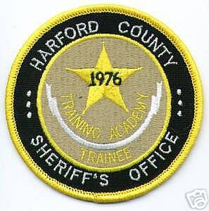 Hartford County Sheriff's Office Training Academy Trainee (Maryland)
Thanks to apdsgt for this scan.
Keywords: sheriffs
