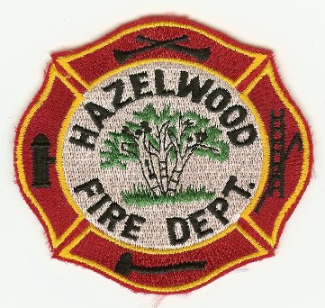 Hazelwood Fire Dept
Thanks to PaulsFirePatches.com for this scan.
Keywords: missouri department