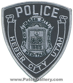 Heber City Police Department (Utah)
Thanks to Alans-Stuff.com for this scan.
Keywords: dept.