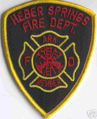 Heber Springs Fire Dept
Thanks to Brent Kimberland for this scan.
Keywords: arkansas department ark member fd