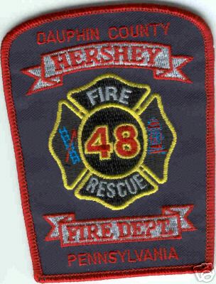 Hershey Fire Dept
Thanks to Brent Kimberland for this scan.
Keywords: pennsylvania department rescue dauphin county 48