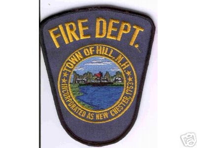 Hill Fire Dept
Thanks to Brent Kimberland for this scan.
Keywords: new hampshire town of department
