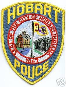 Hobart Police (Indiana)
Thanks to apdsgt for this scan.
Keywords: the city of