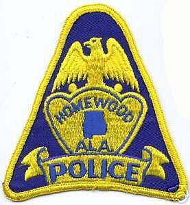 Homewood Police (Alabama)
Thanks to apdsgt for this scan.

