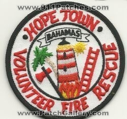Hope Town Volunteer Fire Rescue Department (Bahamas)
Thanks to Mark Hetzel Sr. for this scan.
Keywords: dept.